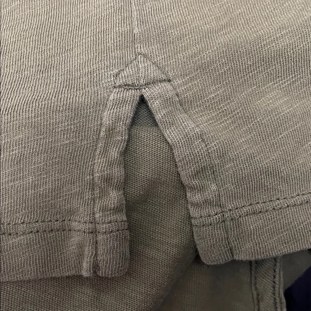 J. Crew Olive-Chartreuse Long Sleeve Tee - Picture 4 of 4